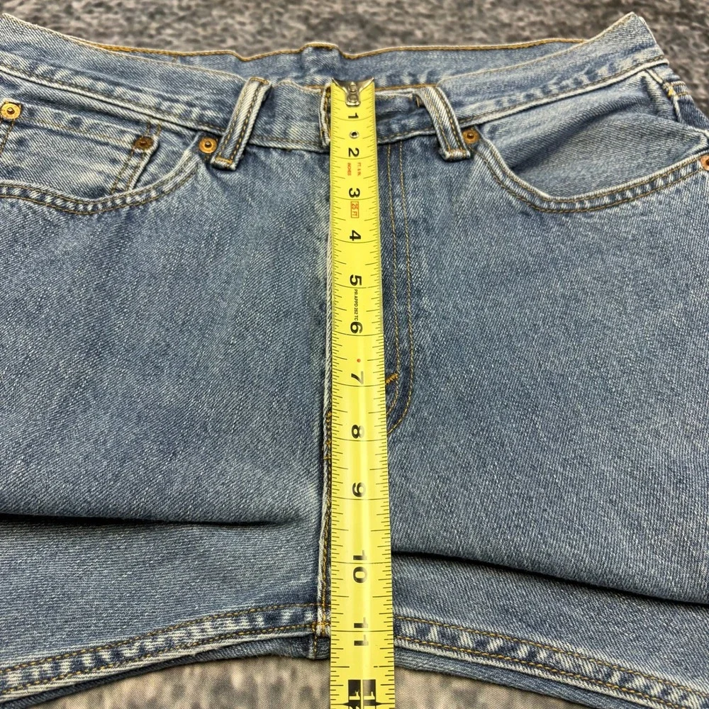 Levi's 505 Jeans Mens 32x29 Blue Straight Leg Denim